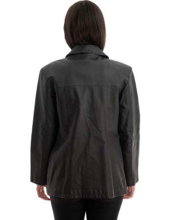 Γνήσιο Γυναικέιο Δερμάτινο Σακάκι - Z751