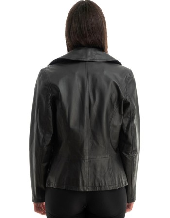 Γνήσιο Γυναικέιο Δερμάτινο Μπουφάν - Z755