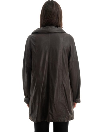 Γνήσιο Γυναικέιο Δερμάτινο Μπουφάν - Z769