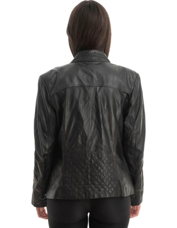 Γνήσιο Γυναικέιο Δερμάτινο Μπουφάν - Z771