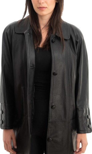Γνήσιο Γυναικέιο Δερμάτινο Σακάκι - Z775