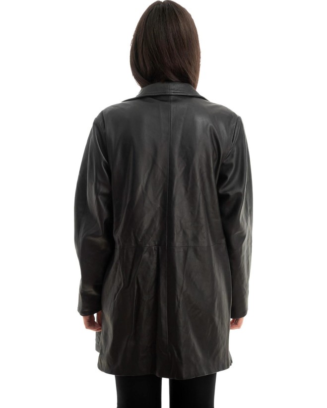 Γνήσιο Γυναικέιο Δερμάτινο Μπουφάν - Z783