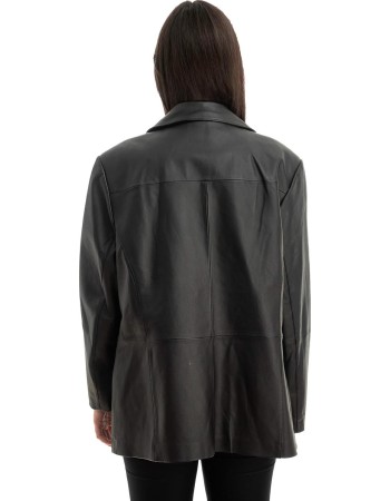 Γνήσιο Γυναικέιο Δερμάτινο Σακάκι - Z791