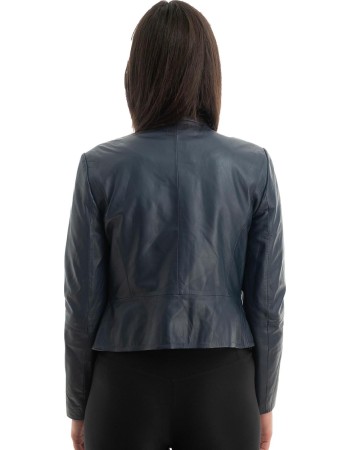 Γνήσιο Γυναικέιο Δερμάτινο Μπουφάν - Z798