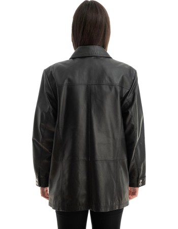 Γνήσιο Γυναικέιο Δερμάτινο Μπουφάν - Z799