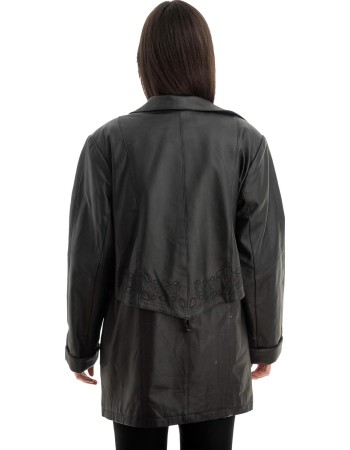 Γνήσιο Γυναικέιο Δερμάτινο Μπουφάν - Z809