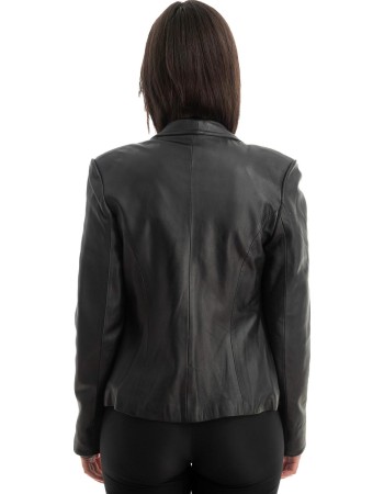 Γνήσιο Γυναικέιο Δερμάτινο Σακάκι - Z810