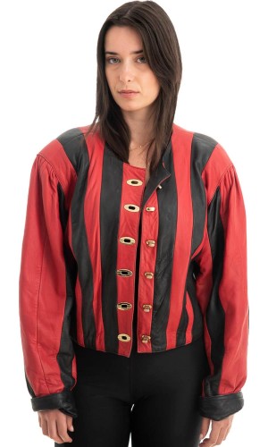 Γνήσιο Γυναικέιο Δερμάτινο Μπουφάν - Z811