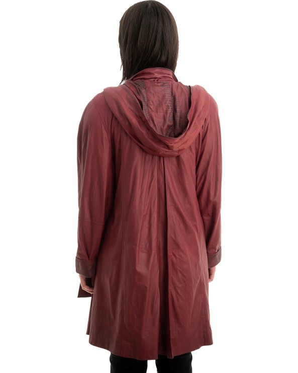 Γνήσιο Γυναικέιο Δερμάτινο Μπουφάν - Z815