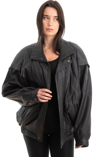 Γνήσιο Γυναικέιο Δερμάτινο Μπουφάν - Z820