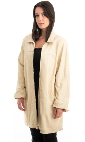 Γνήσιο Γυναικέιο Δερμάτινο Μπουφάν - Z826