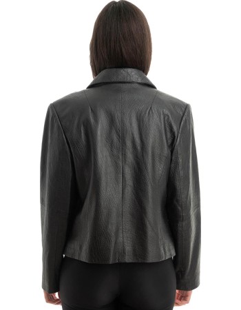 Γνήσιο Γυναικέιο Δερμάτινο Μπουφάν - Z828