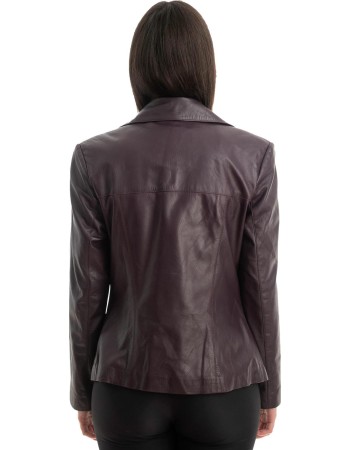 Γνήσιο Γυναικέιο Δερμάτινο Μπουφάν - Z834