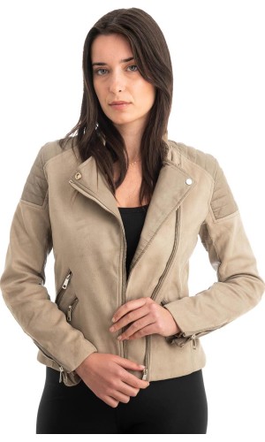 Γνήσιο Γυναικέιο Δερμάτινο Μπουφάν - Z839