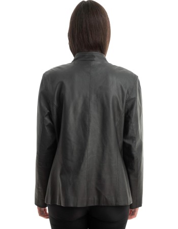 Γνήσιο Γυναικέιο Δερμάτινο Μπουφάν - Z844