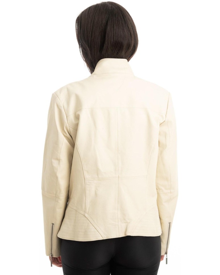 Γνήσιο Γυναικέιο Δερμάτινο Μπουφάν - Z845