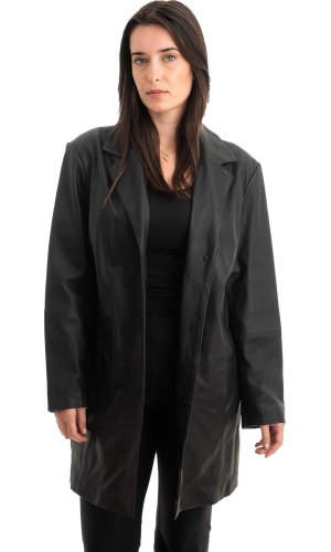 Γνήσιο Γυναικέιο Δερμάτινο Σακάκι - Z850