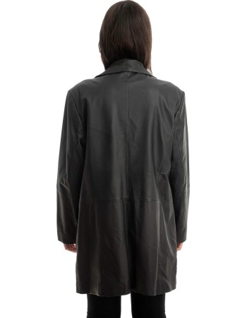 Γνήσιο Γυναικέιο Δερμάτινο Σακάκι - Z850