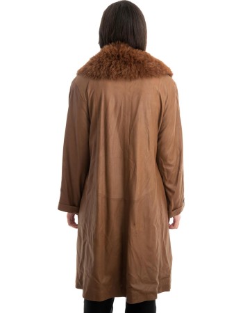 Γνήσιο Γυναικέιο Δερμάτινο Μπουφάν - Z852