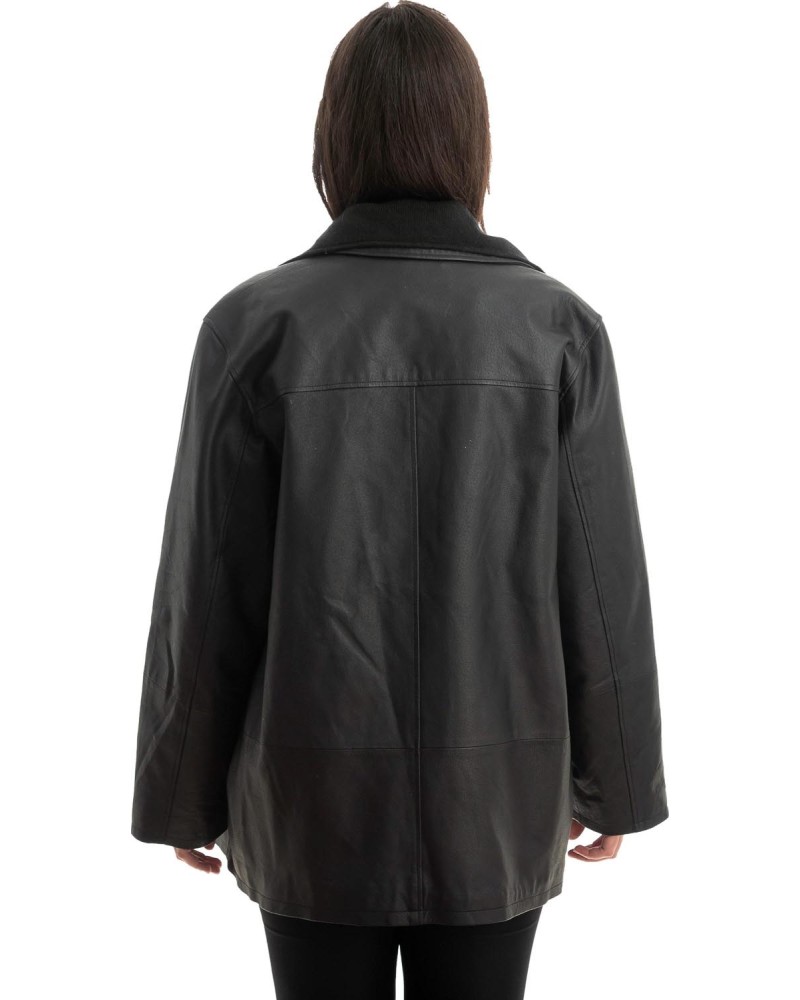 Γνήσιο Γυναικέιο Δερμάτινο Μπουφάν - Z856