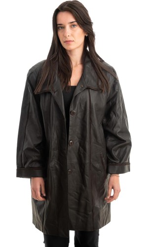 Γνήσιο Γυναικέιο Δερμάτινο Μπουφάν - Z864