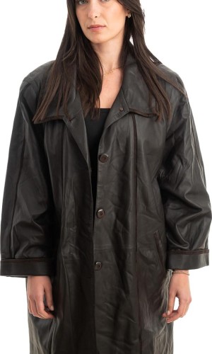 Γνήσιο Γυναικέιο Δερμάτινο Μπουφάν - Z864