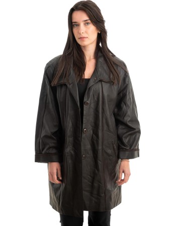 Γνήσιο Γυναικέιο Δερμάτινο Μπουφάν - Z864