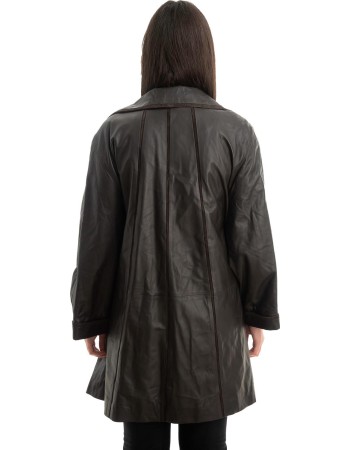 Γνήσιο Γυναικέιο Δερμάτινο Μπουφάν - Z864