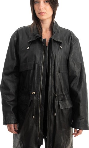 Γνήσιο Γυναικέιο Δερμάτινο Μπουφάν - Z865