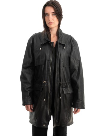 Γνήσιο Γυναικέιο Δερμάτινο Μπουφάν - Z865