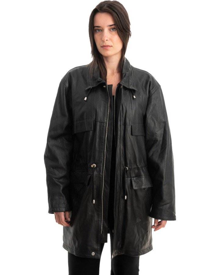 Γνήσιο Γυναικέιο Δερμάτινο Μπουφάν - Z865