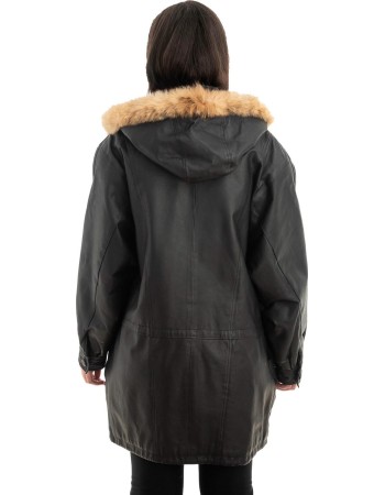 Γνήσιο Γυναικέιο Δερμάτινο Μπουφάν - Z881