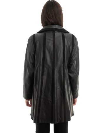 Γνήσιο Γυναικέιο Δερμάτινο Μπουφάν - Z893