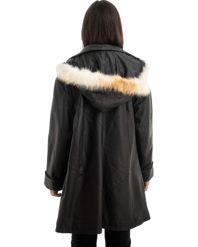 Γνήσιο Γυναικέιο Δερμάτινο Μπουφάν - Z897