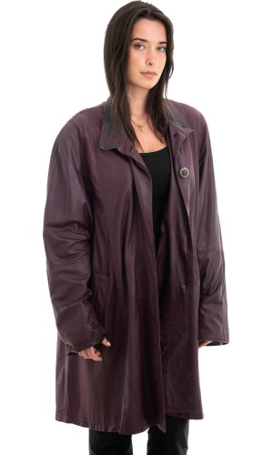 Γνήσιο Γυναικέιο Δερμάτινο Μπουφάν - Z920