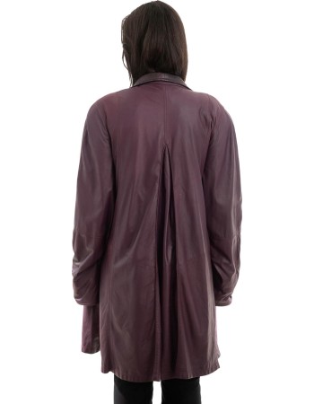 Γνήσιο Γυναικέιο Δερμάτινο Μπουφάν - Z920