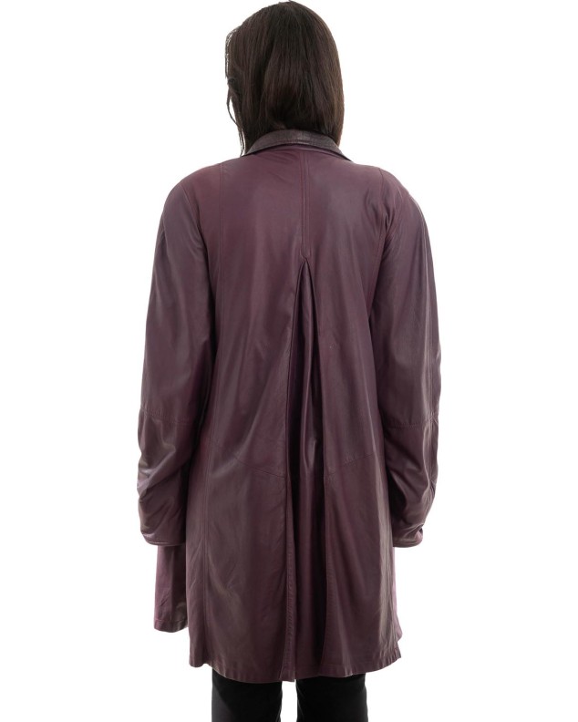 Γνήσιο Γυναικέιο Δερμάτινο Μπουφάν - Z920