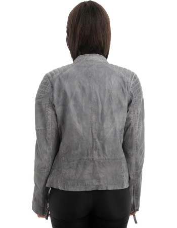 Γνήσιο Γυναικέιο Δερμάτινο Μπουφάν - Z925