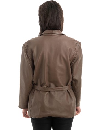 Γνήσιο Γυναικέιο Δερμάτινο Σακάκι - Z930