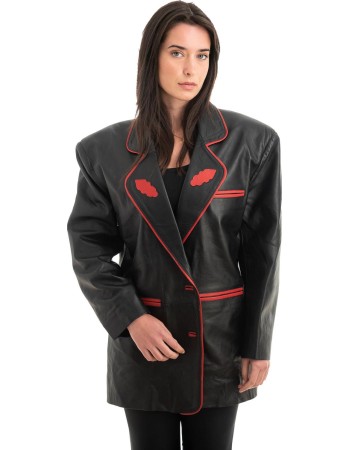 Γνήσιο Γυναικέιο Δερμάτινο Σακάκι - Z931