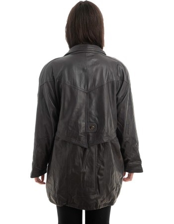 Γνήσιο Γυναικέιο Δερμάτινο Μπουφάν - Z937