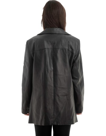 Γνήσιο Γυναικέιο Δερμάτινο Σακάκι - Z945