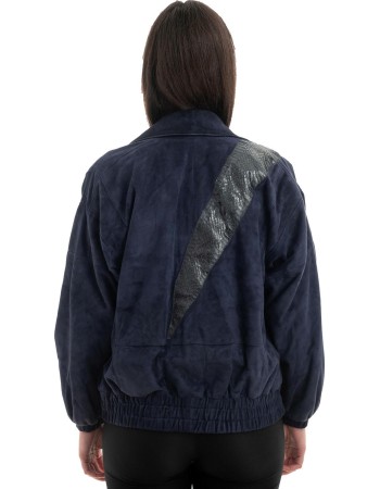 Γνήσιο Γυναικέιο Δερμάτινο Σακάκι - Z959