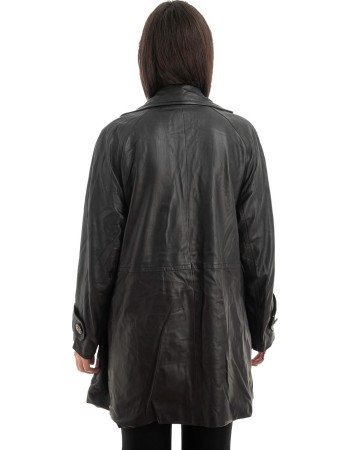 Γνήσιο Γυναικέιο Δερμάτινο Μπουφάν - Z964