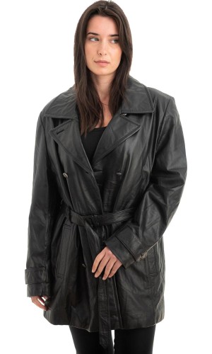 Γνήσιο Γυναικέιο Δερμάτινο Σακάκι - Z968