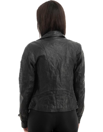Γνήσιο Γυναικέιο Δερμάτινο Μπουφάν - Z984