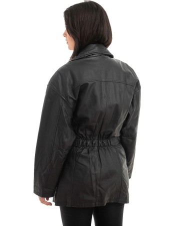 Γνήσιο Γυναικέιο Δερμάτινο Μπουφάν - Z987