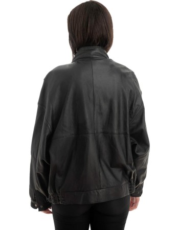 Γνήσιο Γυναικέιο Δερμάτινο Μπουφάν - Z995