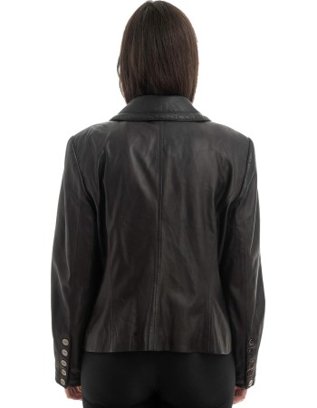 Γνήσιο Γυναικέιο Δερμάτινο Μπουφάν - Z998