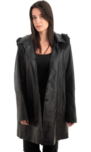 Γνήσιο Γυναικέιο Δερμάτινο Μπουφάν - Z999